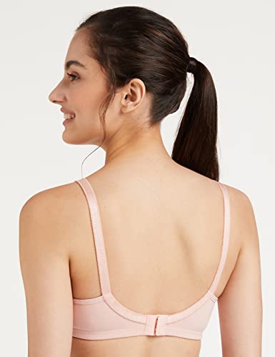 Image of Amazon Brand - Symbol Women's Wire Free Modern Cross Over Bra| Medium Coverage | Non-Padded | Non-Wired | Cotton Strech