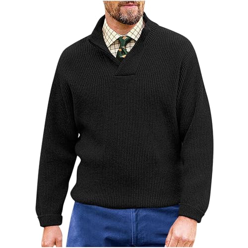 Muscularfit Knitted Sweater Men Oversized Long Sleeve Causal Lightweight Knitted Sweater Loose Fit Pullover Sweater Going Out