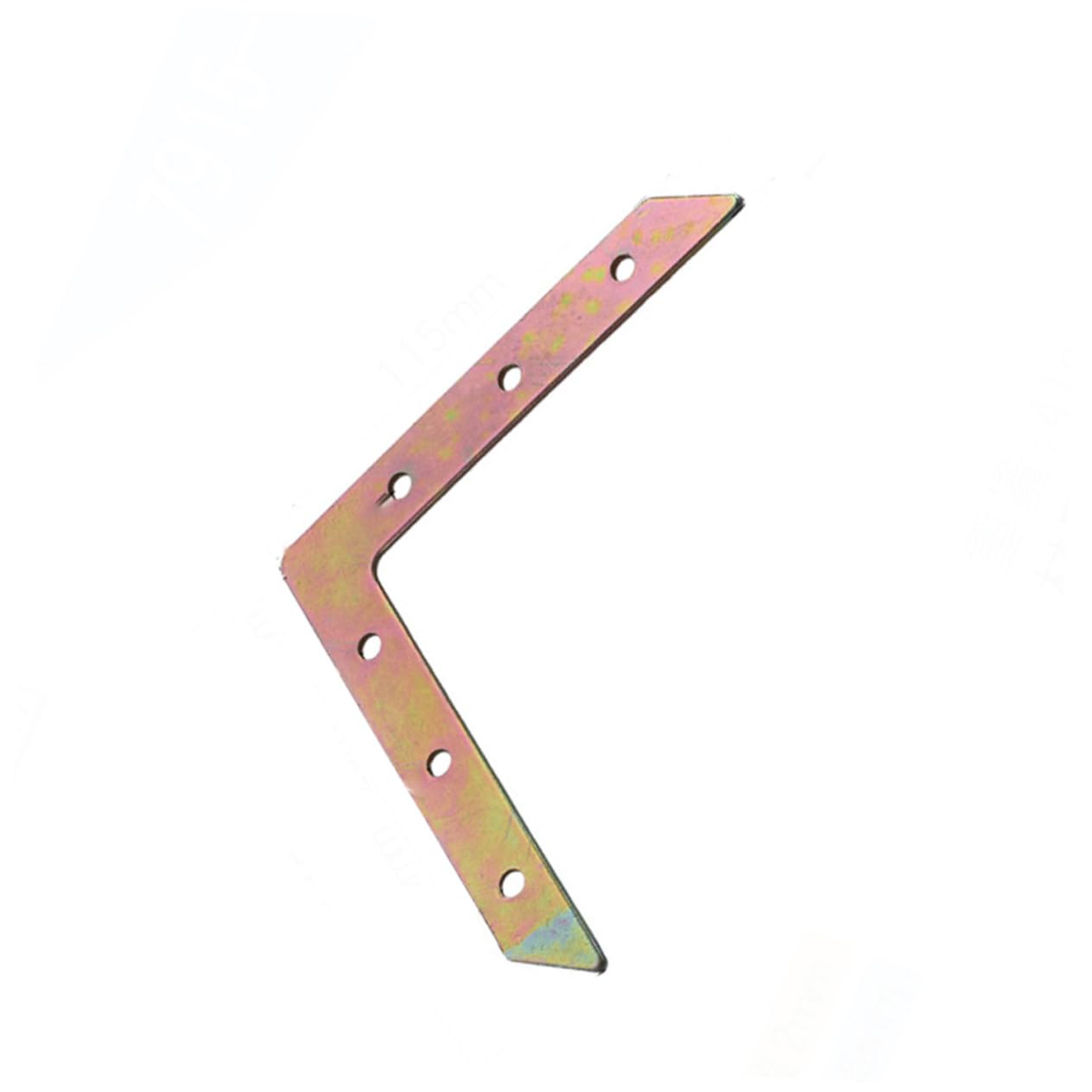 FUNOMOCYA 5pcs Furniture Accessories Plate Bracket Code Corner Angle L-Type Corner Stainless Steel Fixing Corner Fixed Bracket