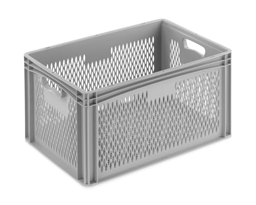 DIE BOX FABRIK Tauchpumpen Kiste 600x400x320 durchbrochen als Filter | Korb für größere Pumpe | Pumpenbox | Für Hochwasser/Teiche oder andere Becken (600x400x320 mm)