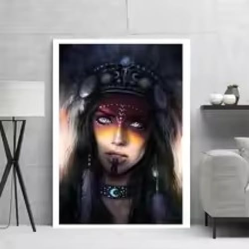 Peinture d'art de beauté exotique TONGYINLI - Affiche sur toile moderne 30x40cm pour décoration