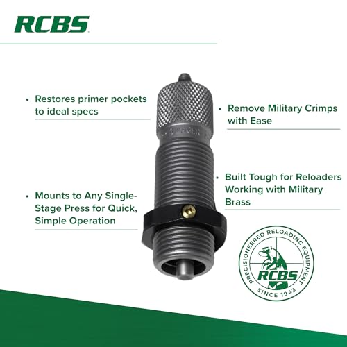 RCBS Primer Pocket Swager Combo-2 matrice de recalibrage d'amorce