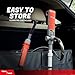 TERA PUMP Portable Battery Powered Gas Transfer Pump (2.3 GAL/MIN) Liquid Transfer Pump with 10ft Durable Vinyl Discharge Hose, Quick Stop Nozzle & Adjustable Intake for Gas, Diesel, DEF (New Gen)