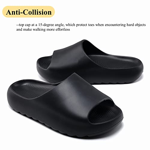 Cloud Slides for Women Men Kids, Pillow Slippers Comfy Non-Slip Soft Waterproof Bathroom Shower Shoes, Cushioned Thick Sole Sandals for Indoor and Outdoor3