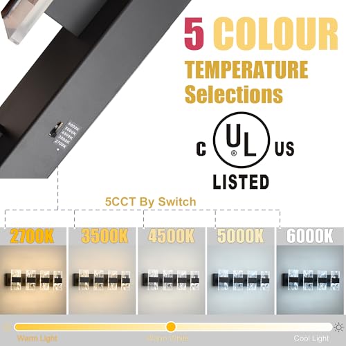 Image of Bathroom Light Fixtures Over Mirror & Modern LED Bathroom Light Fixtures 3-Light Chrome Vanitys Lights