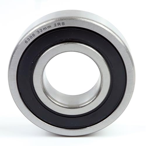 Roulement à billes 6306 2RS 32x72x19 mm étanche pour moteurs électriques et transmission