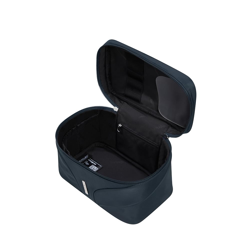 Kit di toilette Samsonite Attrix - Custodia cosmetica, 24 cm, blu (blu in acciaio)