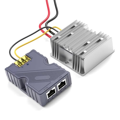 Power Over Ethernet Injector, PoE GigE with ESD, soporte 10/100/1000M, DC 48-57V/3A miniatura 5