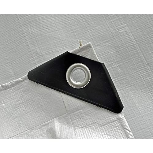 20'X30' Extra Heavy Duty 12 mil (White) Tarp 3 Ply Coated Reinforced Canopy 6 oz 3 Layer (Includes Tarps Tools and Toys Maintenance Manual)