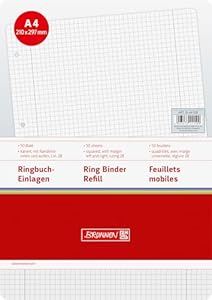 Brunnen 1066928 Ringbucheinlagen A4 kariert