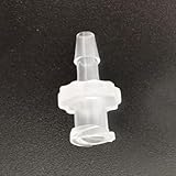 100pcs Male Luer to Barb Connectors - Durable PP Plastic Hose Fittings for Laboratory and Industrial Use(1/8inch Female)