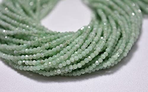 Perles aventurine quartz pour enfilage fin et intercalaires de bracelets en pierre