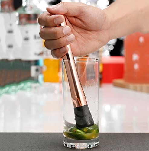 Set de cóctel 11 piezas kit bartender acero inoxidable negro miniatura 4