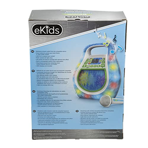 Ekids Karaoke Machine For Kids, Bluetooth Speaker With Microphone And Karaoke Recorder To Save And Share Performances Via Usb Port #TOP5