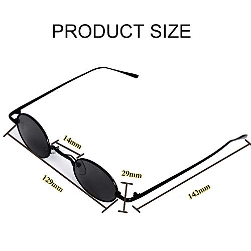 Image of Gojo Satoru Cosplay Glasses Jujutsu Kaisen COS Prop Retro Small Round Eyeglasses