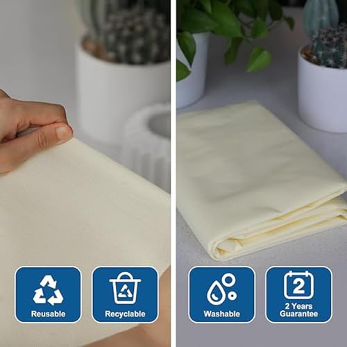 Lonnalee Garden Fleece Plant Frost Protection 2 Packs 60x80cmPlant Covers For WinterProtect Plant From Being DamagedBad Weather Or PestsMedium Plant Covers For Olive Tree Potted Palms Shrub (60*80cm) - Image 4