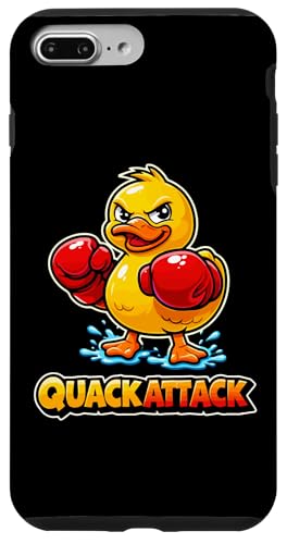 Quack Attack �ʔ����{�N�V���O�_�b�N�O���t�B�b�N�B �X�}�z�P�[�X iPhone 7 Plus/8 Plus �p