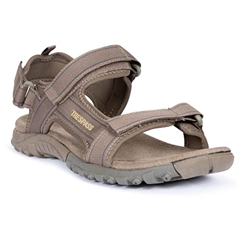 Trespass Men's Open Toe Walking Sandal, Brindle, US:9