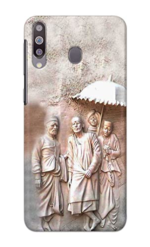 Image of Printed Hard Back Cover Case for Samsung Galaxy M30 Back Cover (Sai Baba) -1803