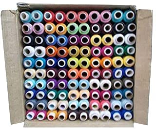 YOOKO Polyester Thread Sewing Threads Spools with Fast Colour Design - Pack of 25