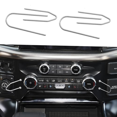 Tecledsn 4 PCS Car Radio Removal Pry Tool, U/V-Shaped Stainless Steel Radio Removal Tool Key, Universal Car Accessories Radio Remover for Disassembly of Most Vehicle Audio Frequency Converter (U+V)