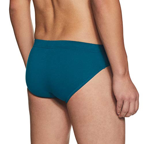 Image of Levi's 011 Comfort Brief for Men | 100% Pure Cotton | Breathable | Durable | Anti-Roll Waistband | Extra Supportive Gusset | Dual Layer 3D Pouch | Tagless & Zero Irritation Comfort | Pack of 3