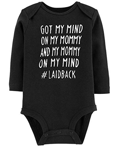 Baby Boy Got My Mind on My Mommy Onesies Black Aunt Onsies Toddler Baby Stuff for Newborn Boys Gender Reveal Gifts Romper Pajamas Outfits Bodysuits Baby Girl Gender Neutral 3-6 Months Clothes