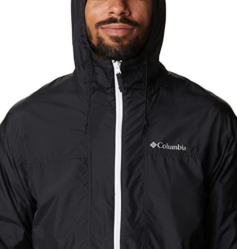 Columbia Flash Challenger Anoraque masculino, preto, médio