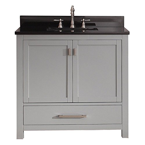 Avanity Modero 36 in. Vanity Combo in Chilled Gray finish