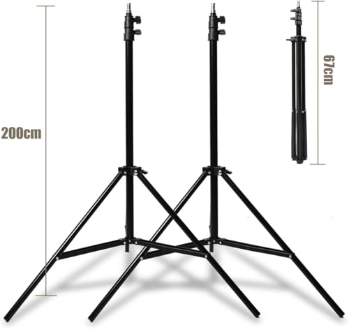 Godox Estudio Profesional Strobe Flash Kit de Luces para la fotografía, Softbox Kit de iluminación, 2x180W 5600K Monolights con Disparador, Softbox, Soportes de luz - imagen 9