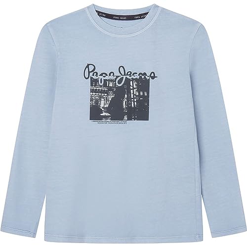 T-shirt Pepe Jeans garçon résistant aux lavages pour l'école