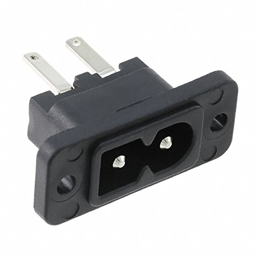Schurter Inc. 2577, IEC APPLIANCE INLET C8P, 7 Power Entry Connectors - Inlets, Outlets, Modules 6160.0106
