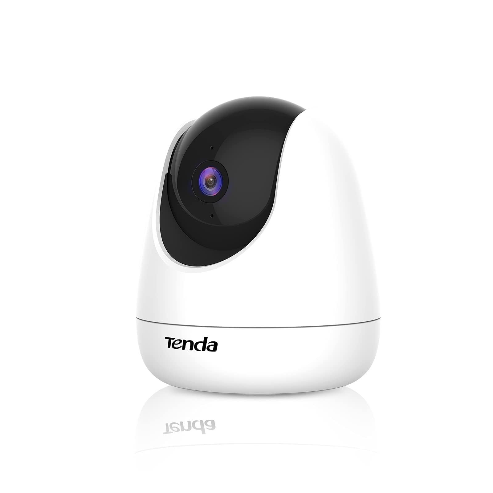 Tenda Tenda Telecamera WiFi Interno - Videocamera Sorveglianza 1080P con 360°Pan/Tilt, Audio Bidirezionale, Rilevamento del Movimento e Umano, Tracciamento Umano, Visione Notturna, Alexa