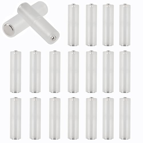 AEDIKO 20pcs AAA to AA Converter AAA to AA Battery Adapter AAA to AA Battery Converter Holder AAA to AA Adapter for AAA to AA Battery