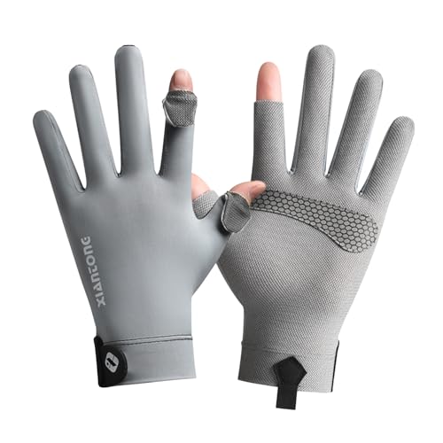 Moxiep メンズ夏用UVカット薄手グローブ