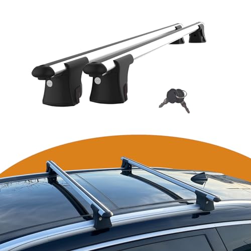 Cross Auto Accessories-Premium Dachträger Kompatibel Mit Opel Zafira Tourer C 2011-2019; Querträger, Abschließbarer Träger Für Geschlossen-Spülung Dachschienen, 2 Pcs Grau Cross Auto Accessories-Premium Dachträger Kompatibel Mit Opel Zafira Tourer C 2011-2019; Querträger, Abschließbarer Träger Für Geschlossen-Spülung Dachschienen, 2 Pcs Grau