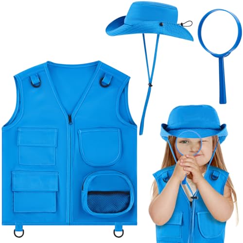 Image of Ramede Kids Safari Explorer Vest and Hat Explorer Costume