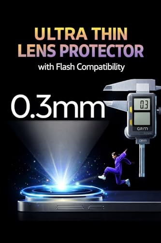 Image of SHILD Camera Lens Protector for Vivo V70 / Vivo V70 Elite, 9H Tempered Glass, Ultra Clear HD, Scratch-Resistant, Case Friendly, Bubble-Free Easy Installation, 1 Pack
