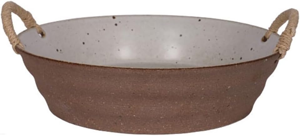 Vintage Ceramic Yearly Fish Tall Plate Bowl Straight Side Dish Hand Painted Lapis Lazuli Hotel Tableware