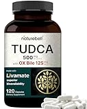 TUDCA 500mg with OX Bile 125mg Per Serving, 120 Capsules – Bile Salts Support, High Absorption Livamate Formula | Liver Cleanse Detox & Repair Supplement | Natural Bitter Taste – Third Party Tested