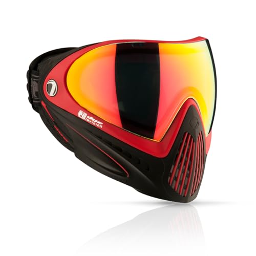Paintball Maske DYE I4 Pro Thermal - Meltdown Black/red