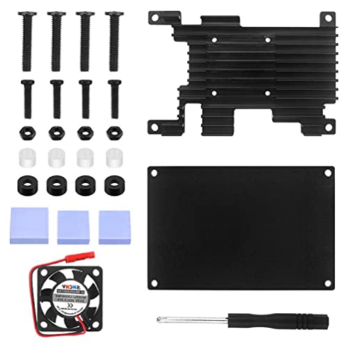 Funda Orange Pi 3 Lts BAIRU en aluminio mecanizado que optimiza la temperatura de la CPU