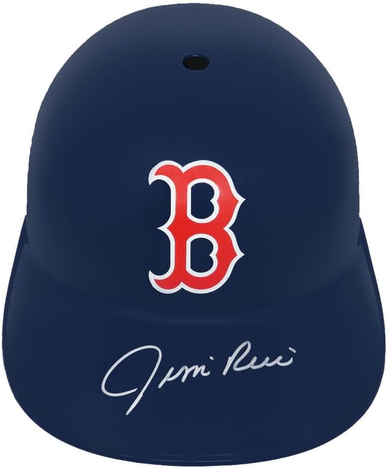 Jim Rice Signed Boston Sox Replica Souvenir Batting Helmet - (Fanatics) - Autographed MLB Helmets
