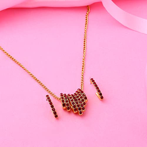 Image of Estele Trendy and Fancy Fashion Jewellery Design Necklaces Set for Women