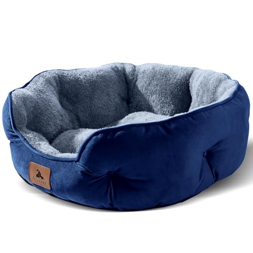Asvin Small Dog Bed for Small Dogs, Cat Beds for Indoor Cats, Pet Bed for Puppy and Kitty, Extra...