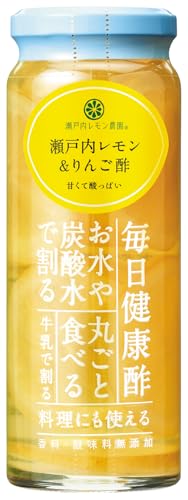 【公式】ヤマトフーズ 瀬戸内レモン農園 瀬戸内レモン＆りんご酢 220g 国産 レモン 広島 ドリンク酢 健康 酢 土産のサムネイル