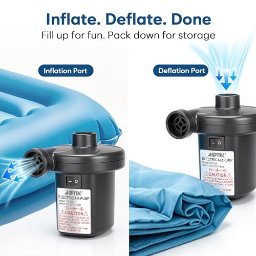 AGPTEK Electric Air Pump with 3 Nozzles