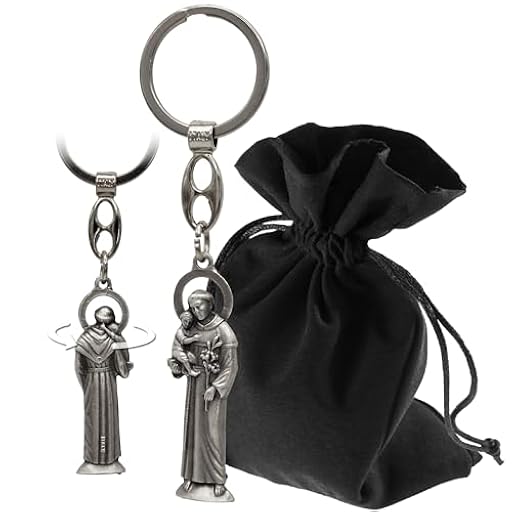 Lunexus Llavero de San Antonio - bendito - 10 cm figura metálica con relieve - símbolo de protección para coche y hogar - Regalo con bolsa de terciopelo - Talismán cristiano y amuleto de la suerte, | Ya disponible en tu tienda friki favorita! En mundofriki.es! Lunexus Llavero de San Antonio - bendito - 10 cm figura metálica con relieve - símbolo de protección para coche y hogar - Regalo con bolsa de terciopelo - Talismán cristiano y amuleto de la suerte, | Ya disponible en tu tienda friki favorita! En mundofriki.es!