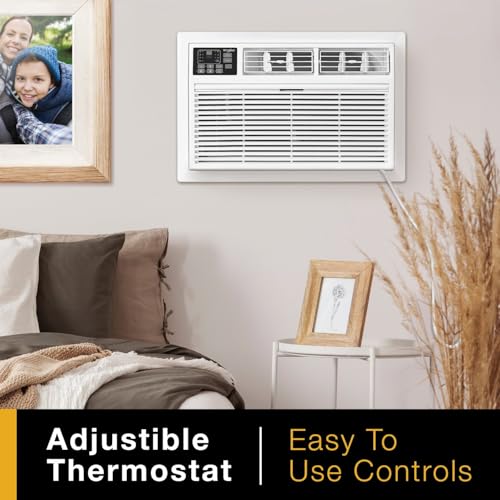Image of Whirlpool 12,000 BTU 230V Through-the-Wall Air Conditioner and Dehumidifier with Remote Control, Wall AC Unit for Apartment, Living Room and Medium Rooms up to 550 Square Feet in White