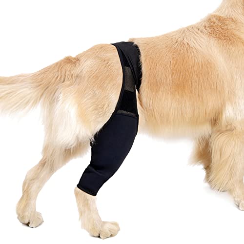 Image of Dog Recovery Sleeve Front Rear Leg Support Brace for Injury Sprain Relieve Pain